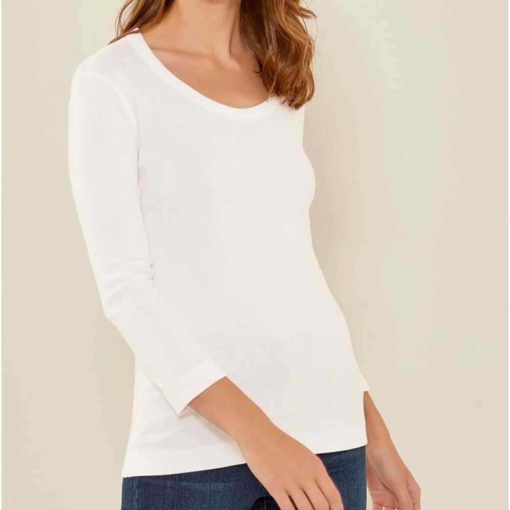 NWOT Three Dots Heritage 3/4 scoop